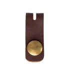 Leather Cord Organizer On A White Background