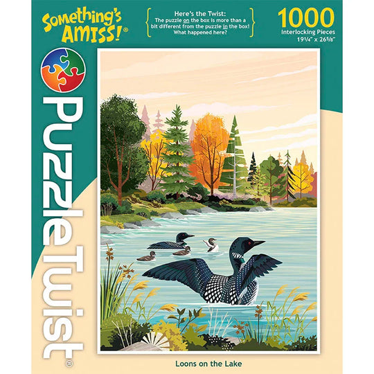 PuzzleTwist Cover Loons on the Lake