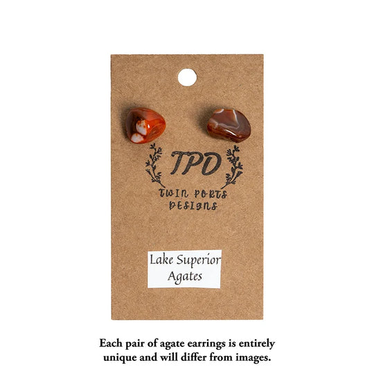 Twin Ports Designs Lake Superior Agate Earrings