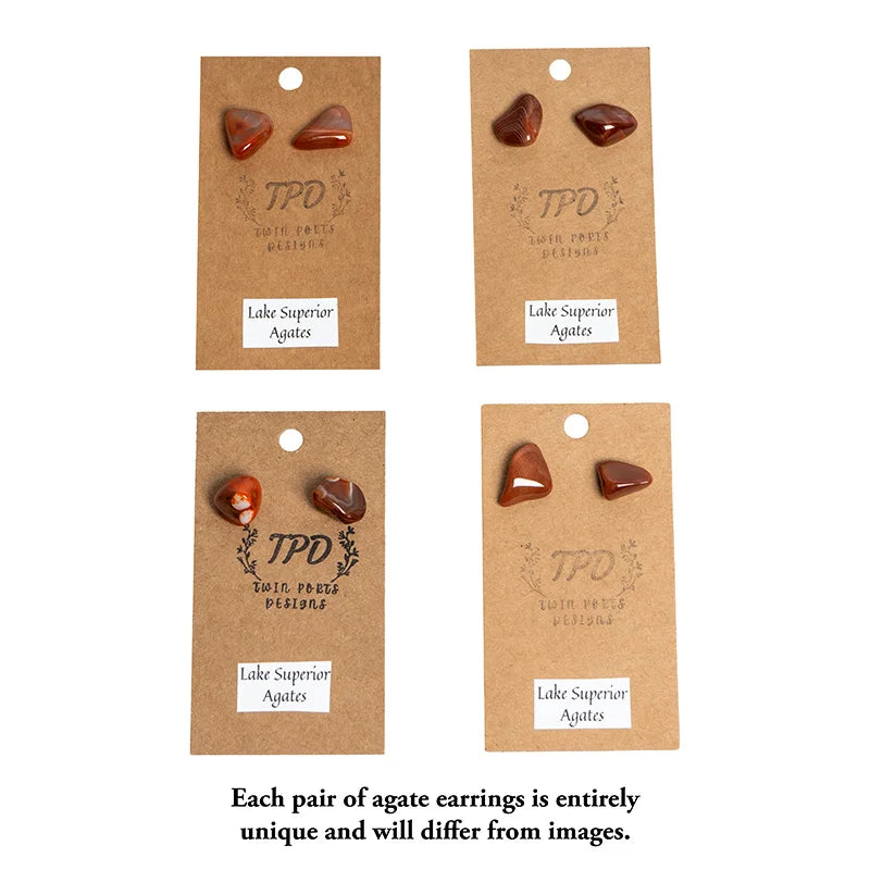 Twin Ports Designs Lake Superior Agate Earrings